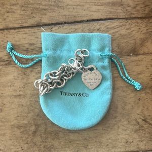 Tiffany silver charm bracelet